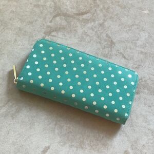 *Deux Lux* Like new! Mint Teal Green Wallet with Soft Gold